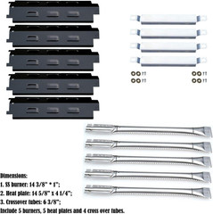 Parts Kit DG258 (5-Pack) Repair Kit Replacement for Charbroil 6 Burner Gas Grill