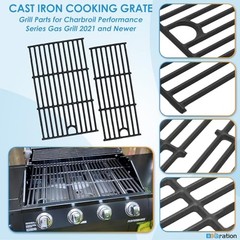 Grill Parts for Charbroil Performance 4-Burner 463352521 17″L, 4-Burner Kit