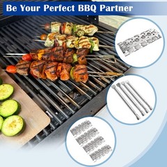 Briquette Tray Replacement for 26″ 32″ 40″ Grills, Ceramic Holder & Heat Plates