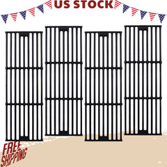 NEW 4-Pack Cast Iron Cooking Grates Fits Chargriller C6505A 19-3/4″