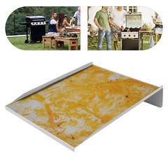 Stainless Steel Drip Tray for BBQ Grills – Easy Clean & Durable Design