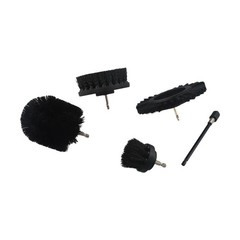 Practical and Trustworthy BBQ Grill Brush 5 Peice Set Wire for Drill Use