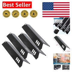 15″ Porcelain Grill Heat Shields – 4-Pack, Fits Dyna-Glo & Others