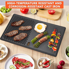 Reversible Griddle Replacement Parts for Weber Genesis II/II LX 400 Series, E410
