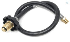 2′ LP Propane Gas hose Assembly Pig Tail Soft Nose POL x 1/4 Male NPT [948-739]