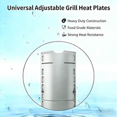Lumivoxal Universal Adjustable Grill Heat Plates, Heat Tents, Flame Tamer Bur…