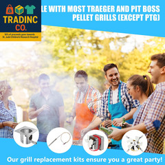 Complete Replacement Parts Kit for Pit Boss and Traeger, Auger Motor, Grill Indu
