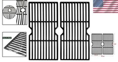 Durable Porcelain Cast Iron Grill Grates for 2-Burner Charbroil & Thermos Models