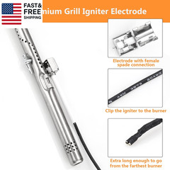 Grill Replacement Parts for Charbroil Advantage 4 Burner 463344015 463432215
