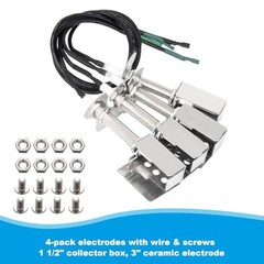 4-Pack Ceramic Electrode Igniter Kit for Bakers & Chefs GR2039201-BC-00