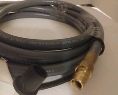 Propane Gas Connector 10ft. Natural HoseWith Quick Connect-Discont WP1/2 PSI 3/8
