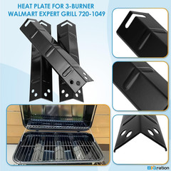 Grill Replacement Parts Kit for 3-Burner 720-1049 Heat Plates Burner Igniters