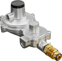 CALPOSE 2 Stage Propane Regulator with POL, Propane Tank Regulator for RV, Vans,