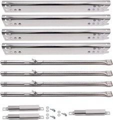 Grill Replacement Parts Set for 4 Burner Models, Stainless Steel Components