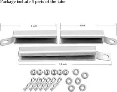 4 Pack 304 Stainless Steel Carryover Tubes – Universal Gas Grill Crossover Tube