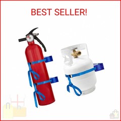 4Pcs Cylinder Wall Mounted Bracket Propane Tank Holder Gas Cylinder Holder with