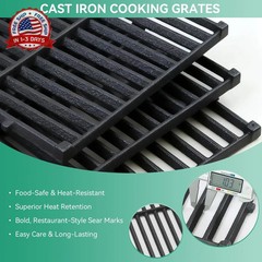 Spirit 300 7638 7639 17.5″ Grill Grates Replacement for Weber Spirit I & II 300