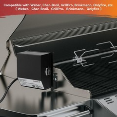 Universal Stainless Steel BBQ Grill Rotisserie Motor with Water Proof On/Off …