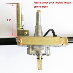 45° BBQ Grill Gas Valve for 5/8″ Manifold Tube Valve Stem OD 5/16″ Orifice