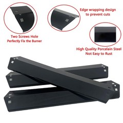 Parts DP105 (3-Pack) 18 15/16 x 3 7/8 Inch Porcelain Steel Heat Plates for Ch…