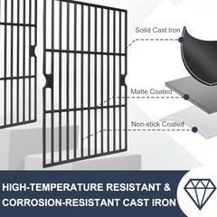 GBC1932L Grill Replacement Parts for Blue Rhino 3 Heat Plate+Grill Grates