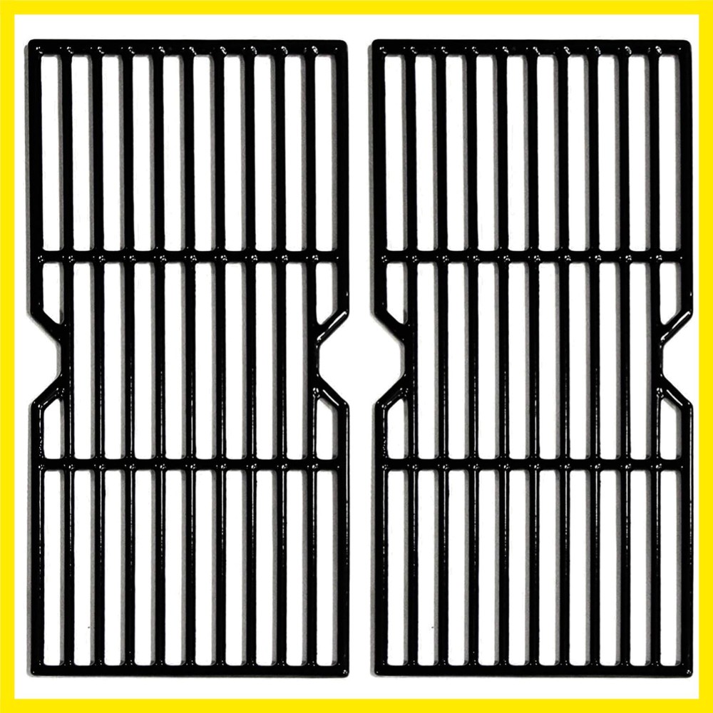 G460-0500-W1 Porcelain Cast Iron Grill Grates Replacement for Thermos 4616335…