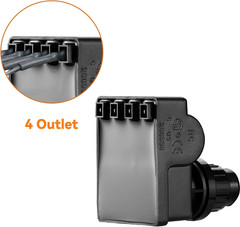Grill Igniter 4-Outlet AA for Charbroil Nexgrill Brinkmann Chargriller Cuisinart