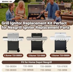DHL-128-6Q Igniter Kit for Home Depot Nexgrill 720-0830H 720-0830 720-0888N Repl