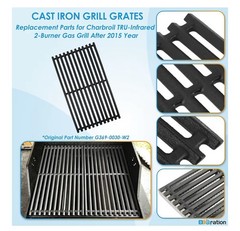 BBQration 17 Grill Emitter Cooking Grate Charbroil Tru Infrared 463642316