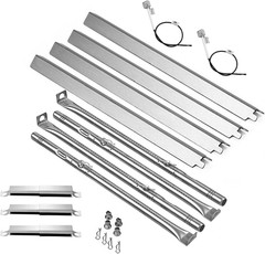 Grill Parts for Charbroil Char-broil 4 Burner Heat Plate Crossover Tube Igniters