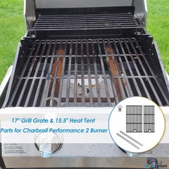 Grill Parts Cooking Grate Heat Plate Fits Charbroil Performance 2 Burner
