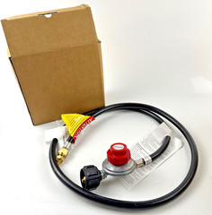 Propane Regulator 0-20 PSIG for Gas Burner 5 Feet Hose #RY0952-NEW