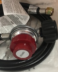 5 ft Adjustable High Pressure Propane Regulator Hose 0-20 PSI No Adaptor