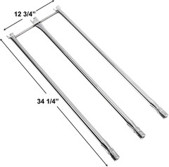 Grill Burner Tubes Replacement Stainless Steel 34.5″ for Weber Genesis E310 E320