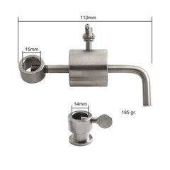 BBQ Oven Skewer Rod Set with Balancer and Limiter for Uniform Roasting