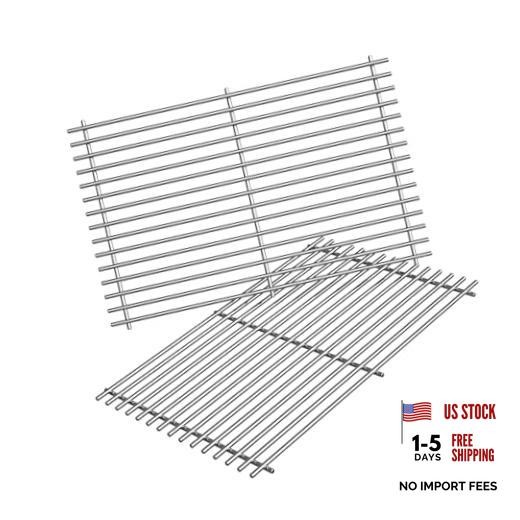 2pcs Stainless Steel Cooking Grill Grates for Weber, 19.5” x 25.5” | Grill