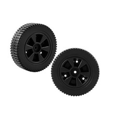 G437-0037-W1 463347519 Grill Wheels Replacement Parts 7 Inch Charbroil Wheels