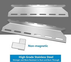 5 PC Stainless Steel Heat Shield Tent Plates for Charmglow & Nexgrill Models