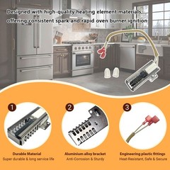 Yonfamdall Nr038Kx Gas Range Oven Igniter Compatible Thor Hrg3026 Hrg3031U