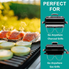 80631 Stainless Steel Grill Grate for Weber Go-Anywhere Charcoal and Gas Grill