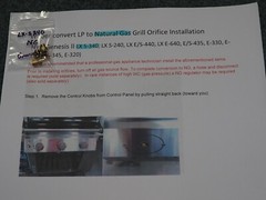 NEW LP to Natural Gas Orifice Conversion Kit for Weber Genesis II LX S-340