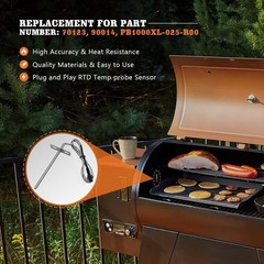 Temp Probe Replacement for Pit Boss Smokers and Grills, Meat 3.5 IN, PROBE