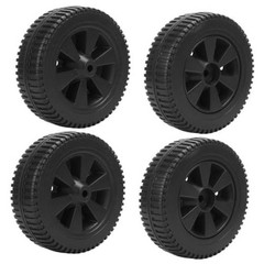 4 Pack 463344015 G437-0037-W1 Plastic Grill Wheels-7 4 Pack G437-0037-W1 7 Inch