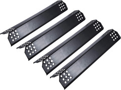 4 Pack Porcelain Grill Heat Plate 14.56″ L, Gas Grill Replacement Parts Burner C