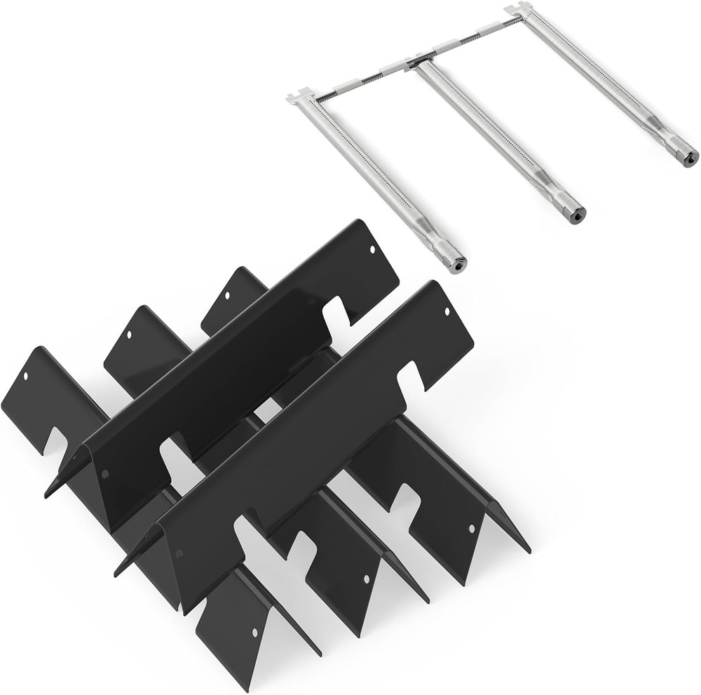Flavorizer Bars & Grill Burner Tubes for Weber Spirit II 300 67046 67025 GS4 Kit