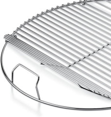 Hinged Cooking Grate for 22” Charcoal Grill, round Charcoal Grate for Weber 7436