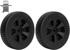 7” BBQ Wheels G437-0037-W1 for Charbroil Grill Wheels Replacement Gas2coal 4633