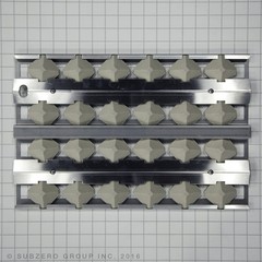 Grill Part # 814552 – Tray, Briquette-12,svce(og30,og30-Lp,og4