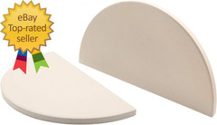 BBQ Future Ceramic Heat Deflector Plates for Kamado Joe Classic