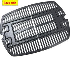 Cast Iron Cooking Grates for Q200 Q220 Q2000 Q2400 Grill 2 Pack